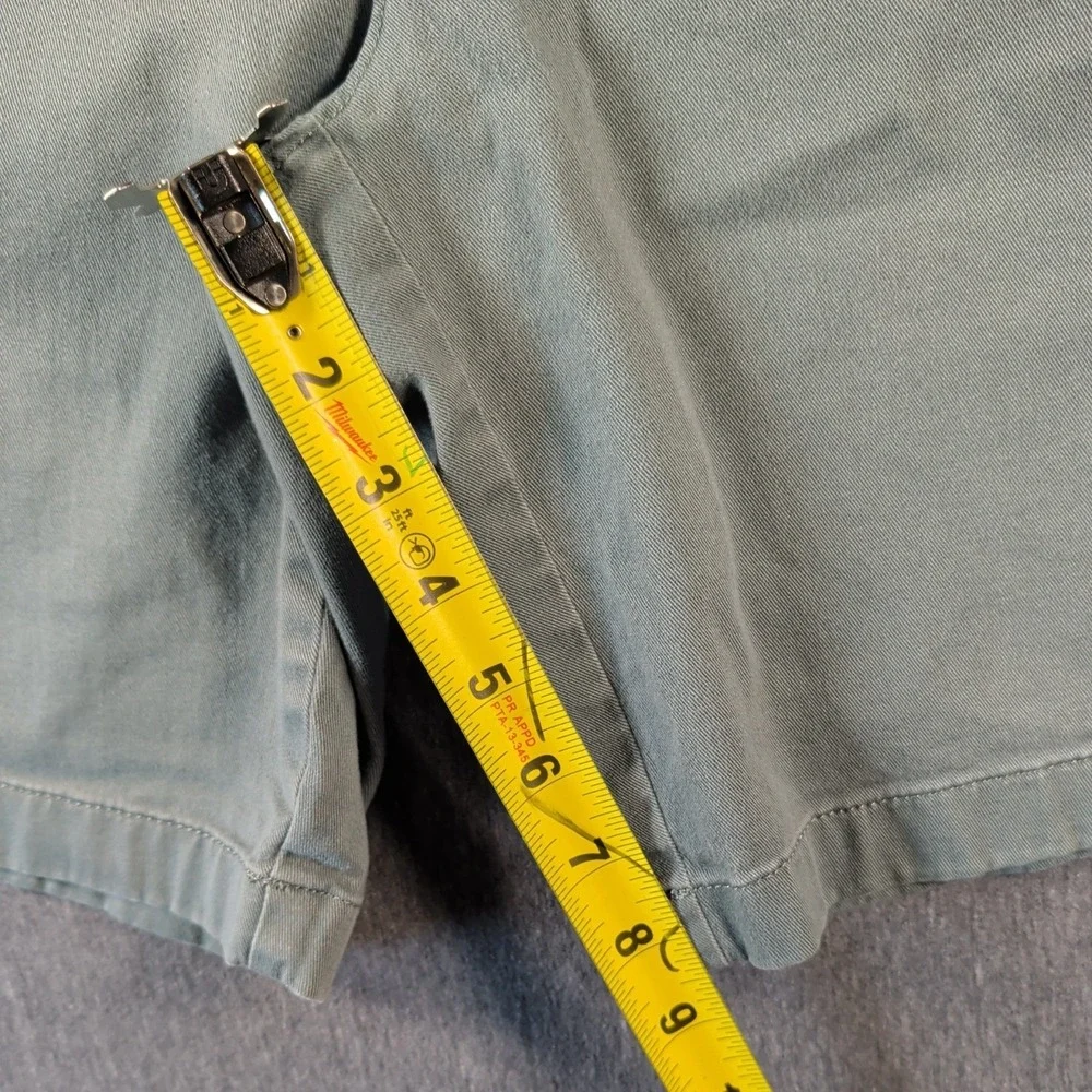 J Crew Flex Chino Shorts Sz 30 Aqua Green 9